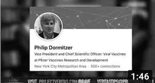 Pfizer's Chief Scientific Officer Philip Dormitzer Questioned by Project Veritas Over Leaked Emails